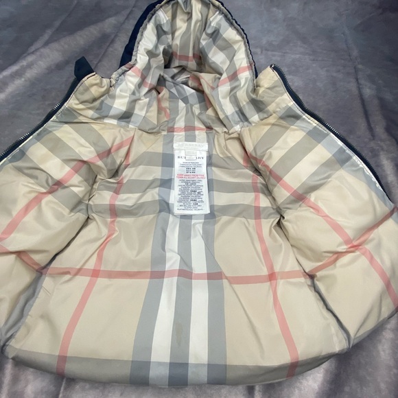 Kids Burberry puffer jacket - Picture 4 of 4